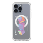 スリムプロテクションプレミアムケース with MagSafe［ Cube×3 ］