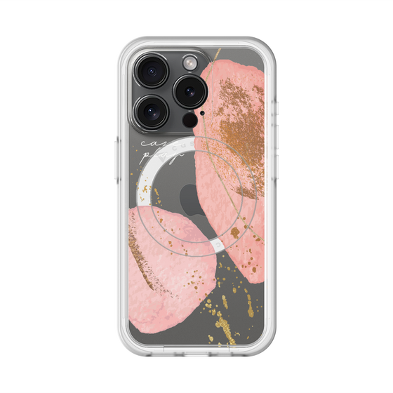 スリムプロテクションプレミアムケース with MagSafe［ Romantic pink ］
