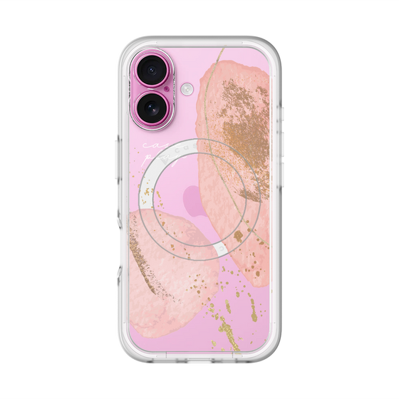 スリムプロテクションプレミアムケース with MagSafe［ Romantic pink ］