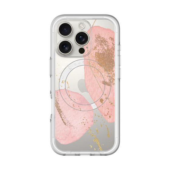 スリムプロテクションプレミアムケース with MagSafe［ Romantic pink ］
