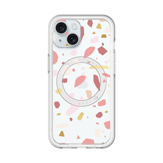 スリムプロテクションプレミアムケース with MagSafe［ Pink pieces ］