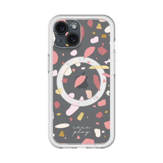 スリムプロテクションプレミアムケース with MagSafe［ Pink pieces ］