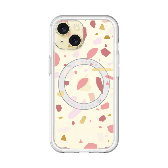 スリムプロテクションプレミアムケース with MagSafe［ Pink pieces ］