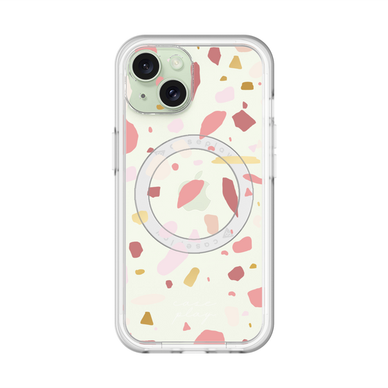 スリムプロテクションプレミアムケース with MagSafe［ Pink pieces ］