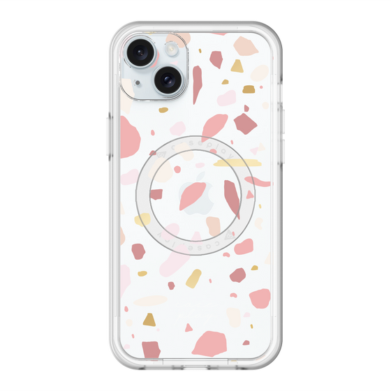 スリムプロテクションプレミアムケース with MagSafe［ Pink pieces ］