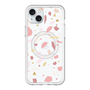 スリムプロテクションプレミアムケース with MagSafe［ Pink pieces ］