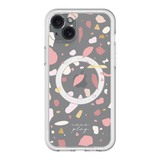 スリムプロテクションプレミアムケース with MagSafe［ Pink pieces ］