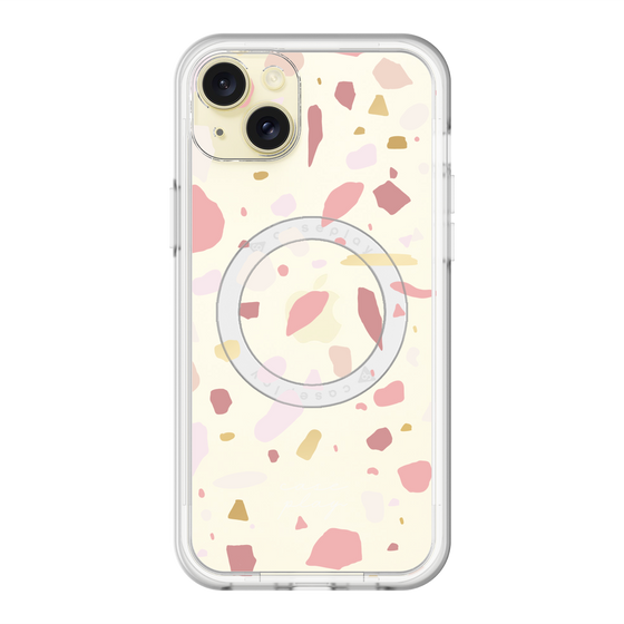 スリムプロテクションプレミアムケース with MagSafe［ Pink pieces ］