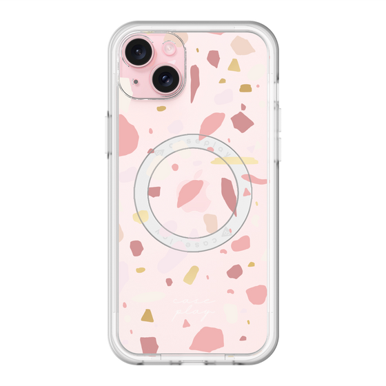 スリムプロテクションプレミアムケース with MagSafe［ Pink pieces ］