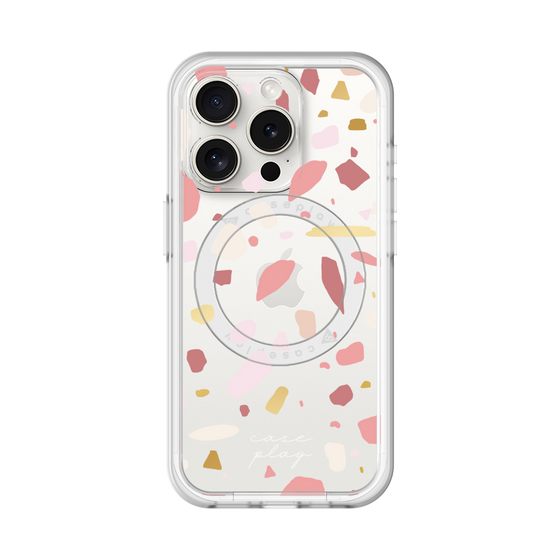 スリムプロテクションプレミアムケース with MagSafe［ Pink pieces ］