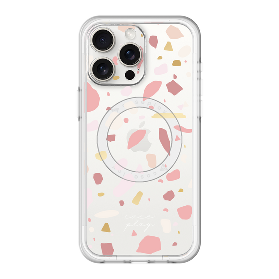 スリムプロテクションプレミアムケース with MagSafe［ Pink pieces ］