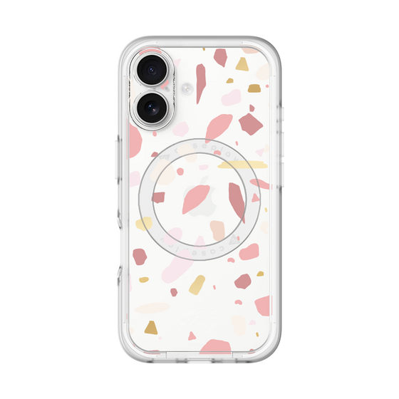 スリムプロテクションプレミアムケース with MagSafe［ Pink pieces ］