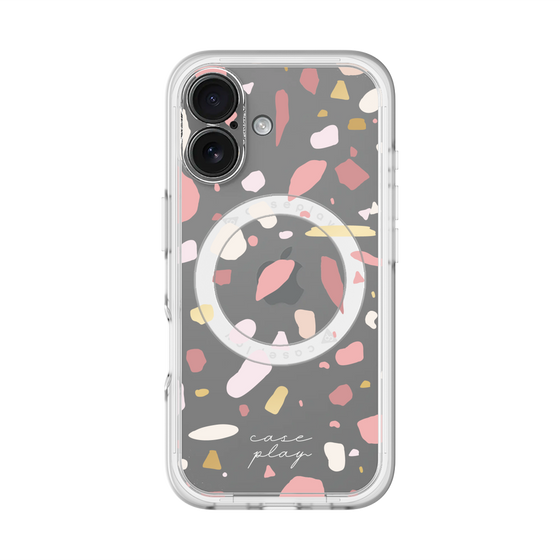 スリムプロテクションプレミアムケース with MagSafe［ Pink pieces ］