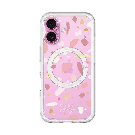 スリムプロテクションプレミアムケース with MagSafe［ Pink pieces ］