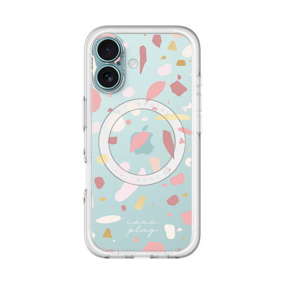 スリムプロテクションプレミアムケース with MagSafe［ Pink pieces ］