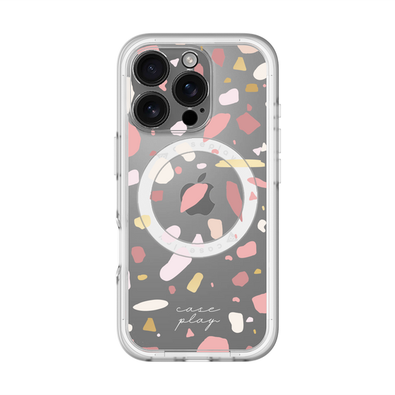 スリムプロテクションプレミアムケース with MagSafe［ Pink pieces ］