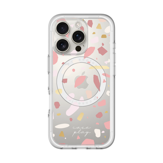 スリムプロテクションプレミアムケース with MagSafe［ Pink pieces ］