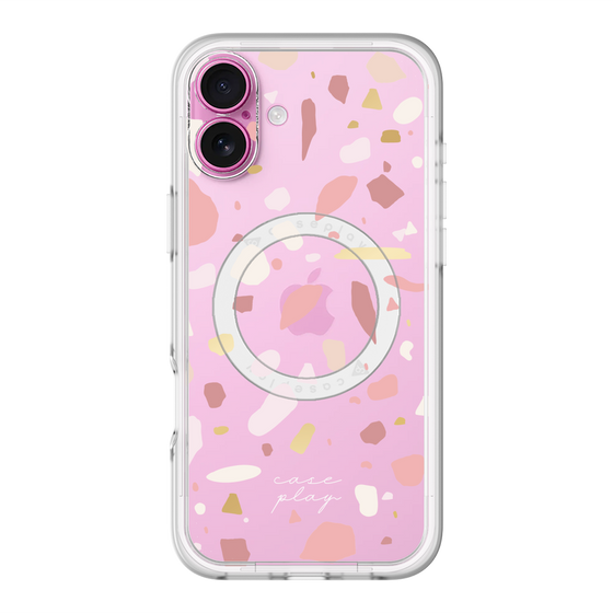 スリムプロテクションプレミアムケース with MagSafe［ Pink pieces ］