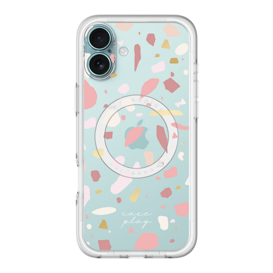 スリムプロテクションプレミアムケース with MagSafe［ Pink pieces ］