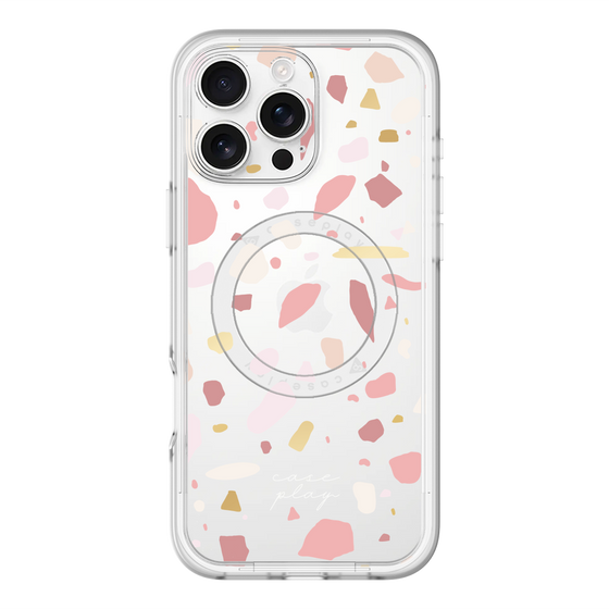スリムプロテクションプレミアムケース with MagSafe［ Pink pieces ］