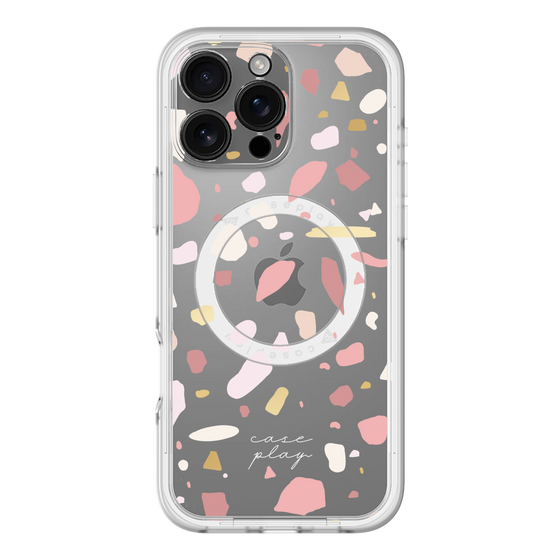 スリムプロテクションプレミアムケース with MagSafe［ Pink pieces ］