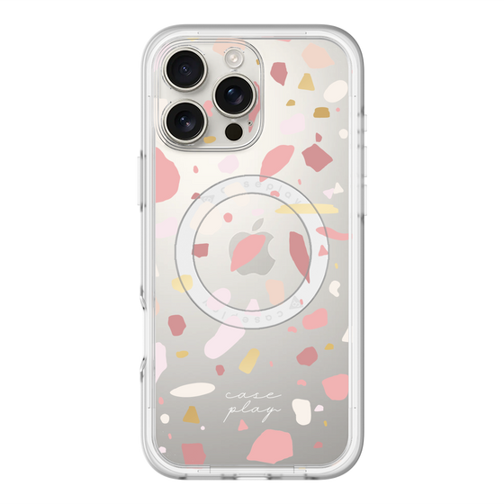 スリムプロテクションプレミアムケース with MagSafe［ Pink pieces ］
