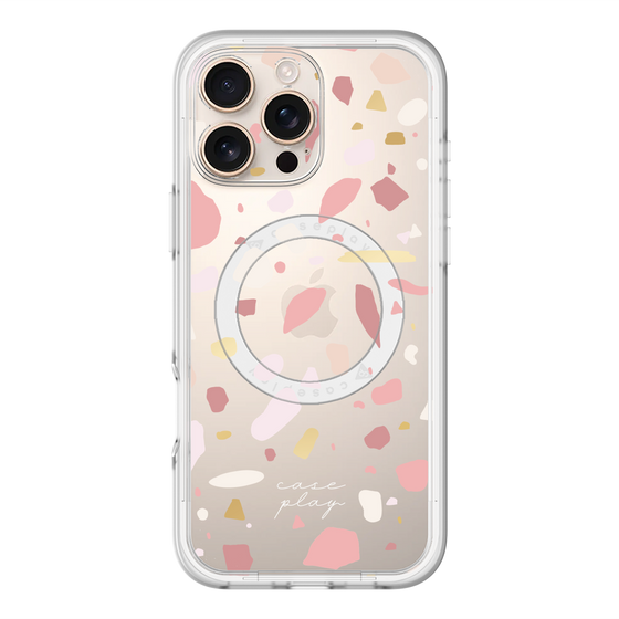 スリムプロテクションプレミアムケース with MagSafe［ Pink pieces ］