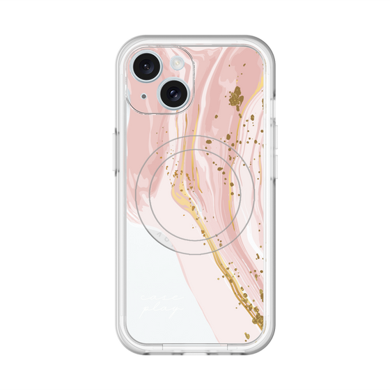 スリムプロテクションプレミアムケース with MagSafe［ Melting pink ］