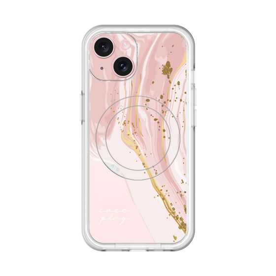 スリムプロテクションプレミアムケース with MagSafe［ Melting pink ］