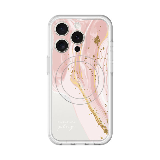 スリムプロテクションプレミアムケース with MagSafe［ Melting pink ］