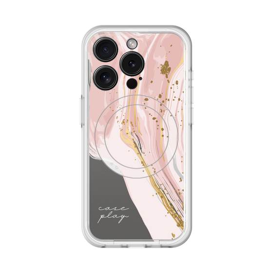 スリムプロテクションプレミアムケース with MagSafe［ Melting pink ］