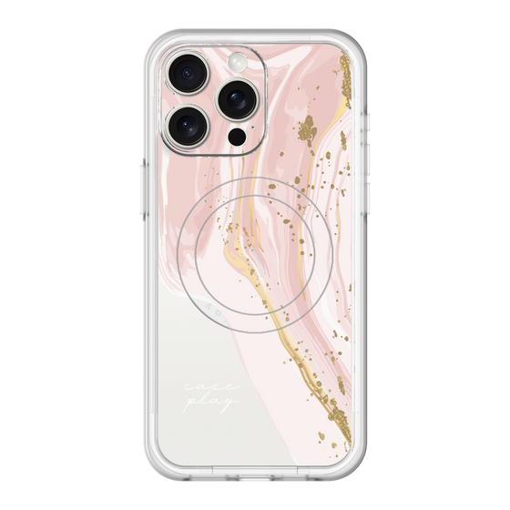スリムプロテクションプレミアムケース with MagSafe［ Melting pink ］