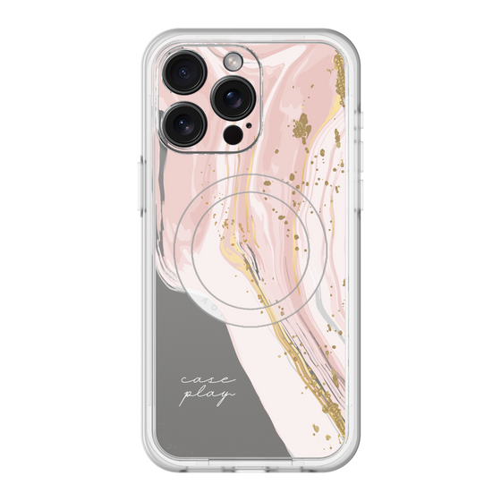 スリムプロテクションプレミアムケース with MagSafe［ Melting pink ］