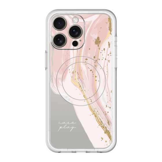 スリムプロテクションプレミアムケース with MagSafe［ Melting pink ］