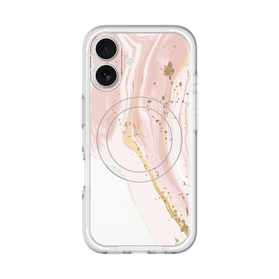 スリムプロテクションプレミアムケース with MagSafe［ Melting pink ］