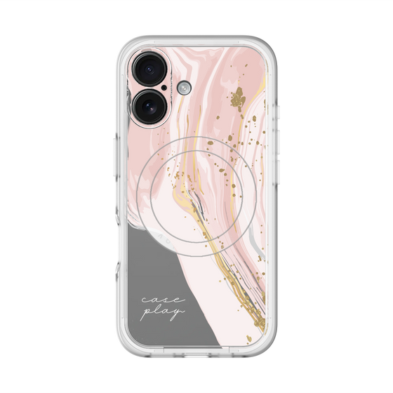 スリムプロテクションプレミアムケース with MagSafe［ Melting pink ］