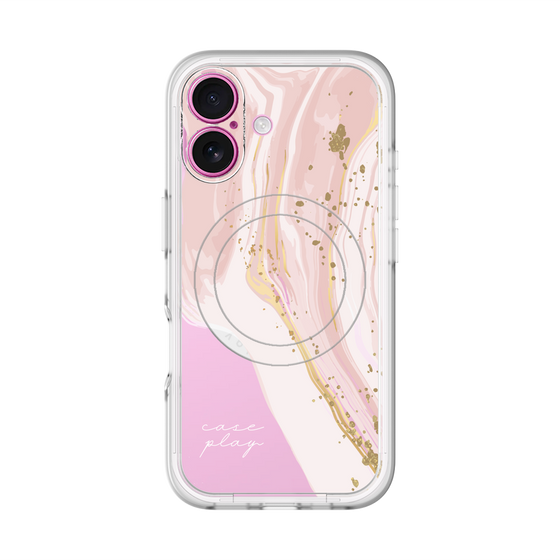 スリムプロテクションプレミアムケース with MagSafe［ Melting pink ］