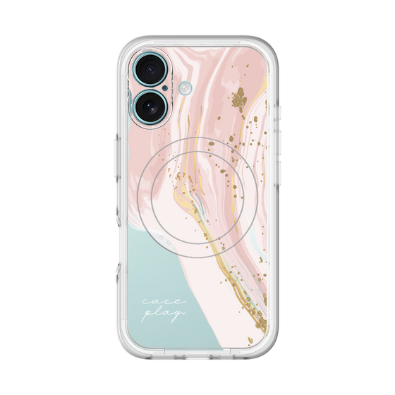 スリムプロテクションプレミアムケース with MagSafe［ Melting pink ］