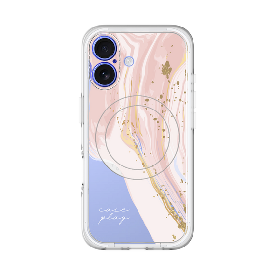 スリムプロテクションプレミアムケース with MagSafe［ Melting pink ］
