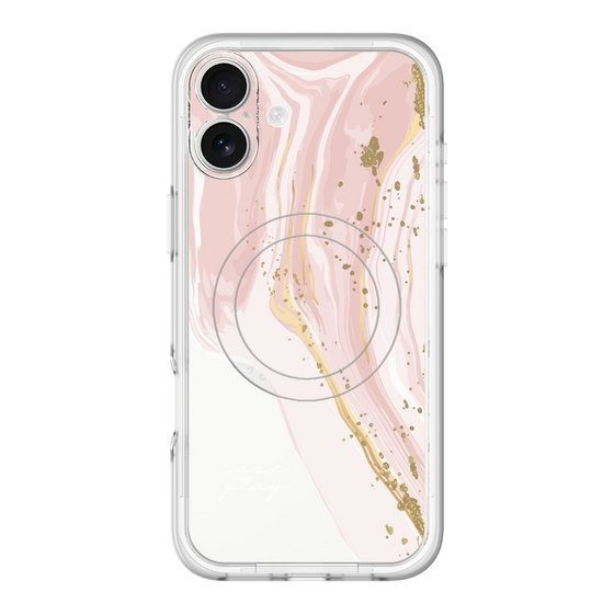スリムプロテクションプレミアムケース with MagSafe［ Melting pink ］