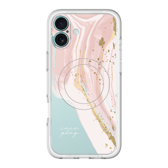 スリムプロテクションプレミアムケース with MagSafe［ Melting pink ］