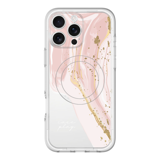 スリムプロテクションプレミアムケース with MagSafe［ Melting pink ］