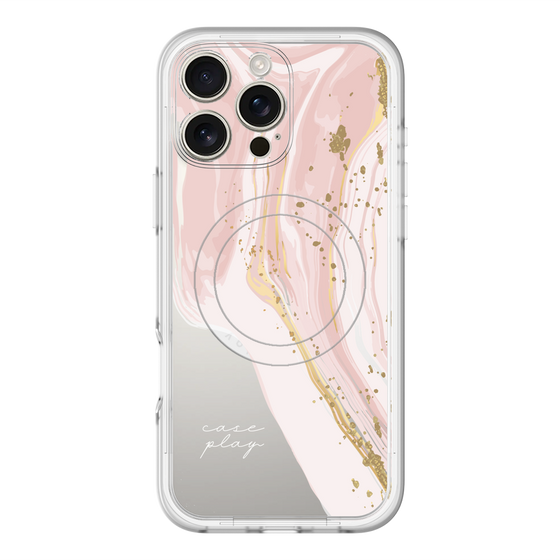 スリムプロテクションプレミアムケース with MagSafe［ Melting pink ］