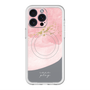 スリムプロテクションプレミアムケース with MagSafe［ pink layered ］
