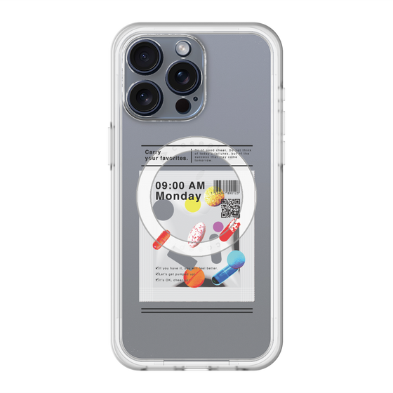 スリムプロテクションプレミアムケース with MagSafe［ 9:00 AM Monday ］