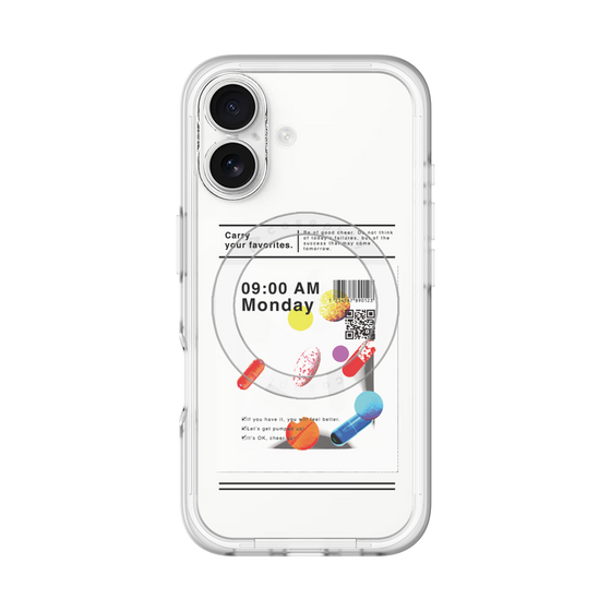 スリムプロテクションプレミアムケース with MagSafe［ 9:00 AM Monday ］