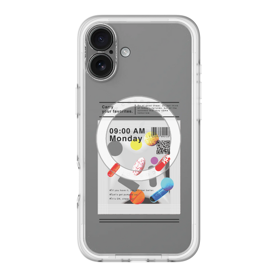 スリムプロテクションプレミアムケース with MagSafe［ 9:00 AM Monday ］