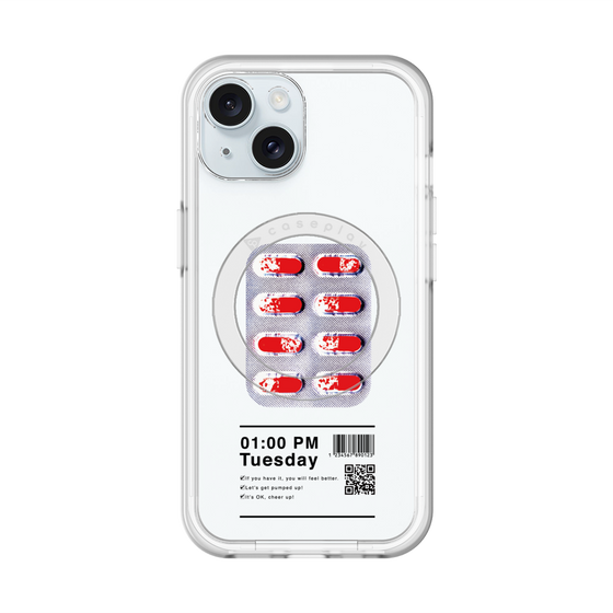 スリムプロテクションプレミアムケース with MagSafe［ 01:00 PM Tuesday ］