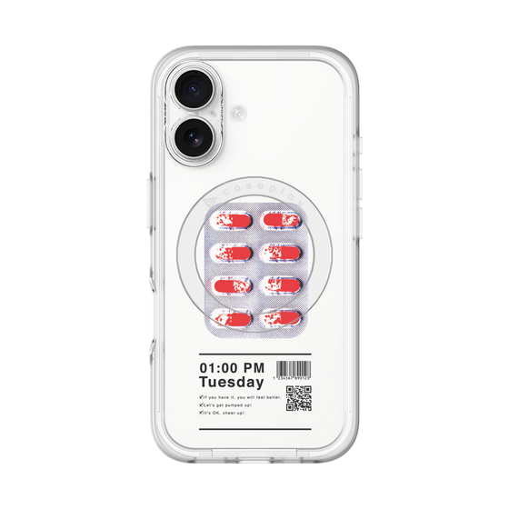 スリムプロテクションプレミアムケース with MagSafe［ 01:00 PM Tuesday ］