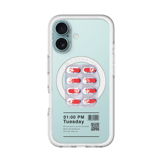 スリムプロテクションプレミアムケース with MagSafe［ 01:00 PM Tuesday ］
